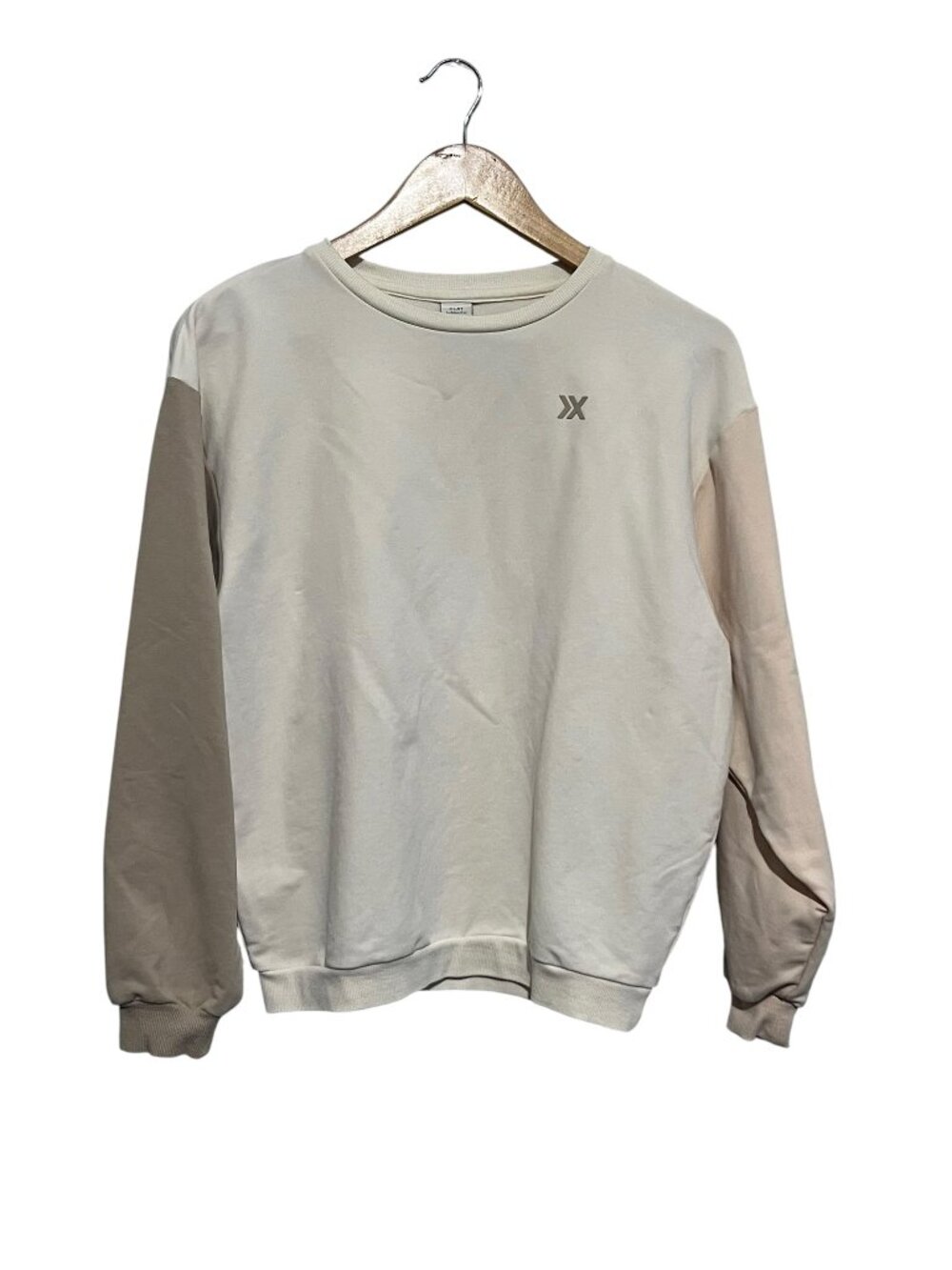 Play By Rylee + Cru Relaxed Crew 12-14 Shell Color Block Neutral Color Block - Picture 2 of 6